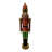 66" Lighted Red and Green Nutcracker Soldier Christmas Decoration