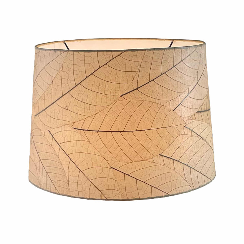 Abat-jour tambour conique 16 pouces Eangee, Naturel