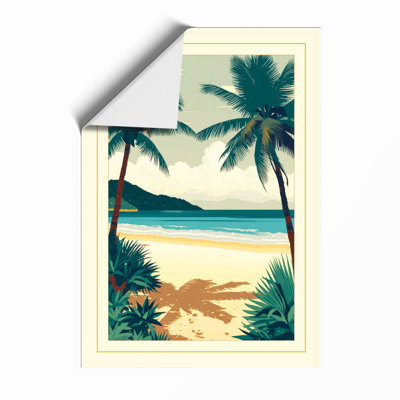 Tropical Paradise Vintage - Framed Print
