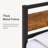 Classic Industrial Style Full  Metal Headboard-975626692