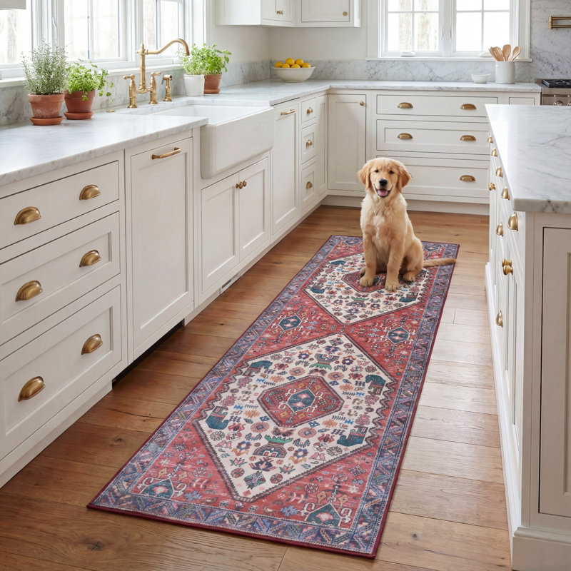 Tucson Performance Machine Washable Oriental Rug, Runner 2'6" x 8'