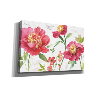 «Pink Garden I» par Lisa Audit, art mural sur toile