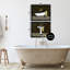 Ensemble de 2 toiles flottantes élégantes à motif géométrique déco, design par Conrad Knutsen-203619342-203619343