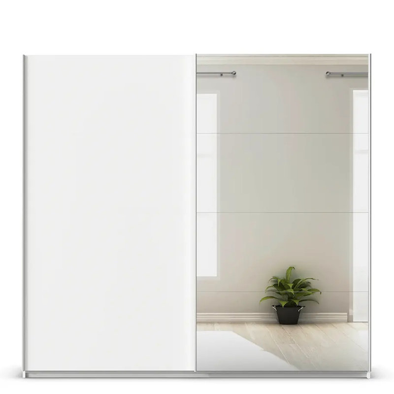 Caracas 3 Door Wardrobe, Basic, 210cm H x 226cm W x 62cm D