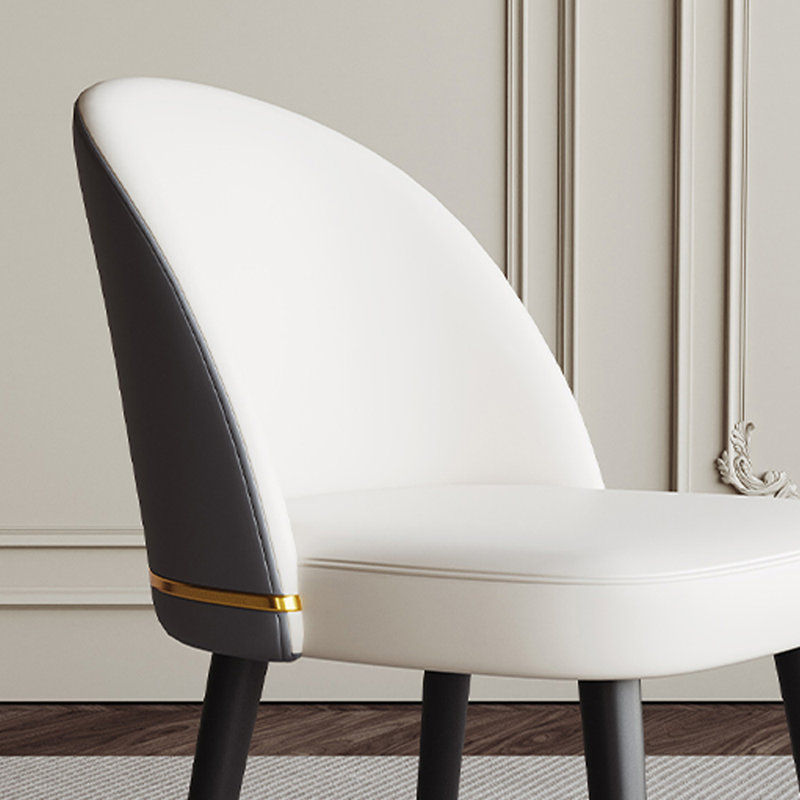 Chaises de salle à manger modernes simples et décontractées en éponge
