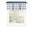 Plaid Tailored 56'' W Window Valance in