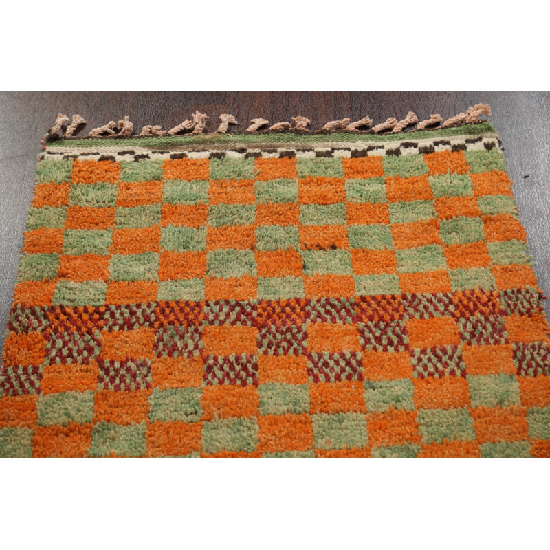 One-of-a-Kind 2'11" X 12'11" New Age Runner Wool Area Rug in Multicolor