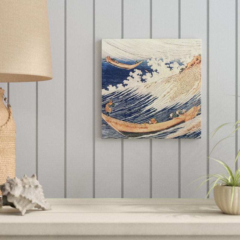 Hokusai - Wrapped Canvas Painting, 70cm H x 70cm W x 1.8cm D