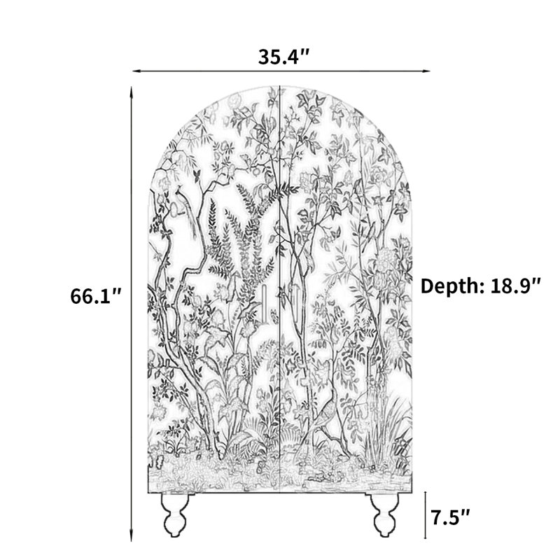 Garde-robe de style français pour chambre double