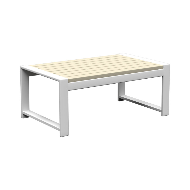 Table basse d'extérieur 35,4 "en aluminium