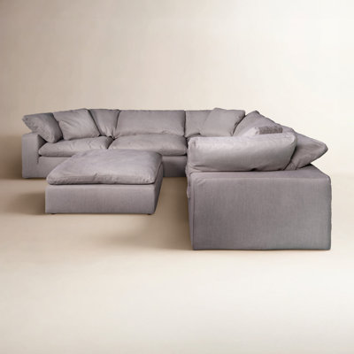 Tila 6 - Piece Performance Fabric Modular Sectional