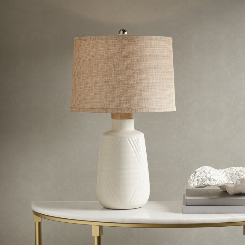 Kennebec Textured Ceramic Table Lamp
