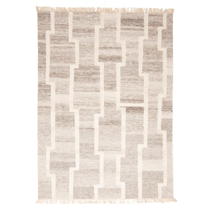 Kilim gris Ankara 5 pi 2 po x 7 pi 4 po