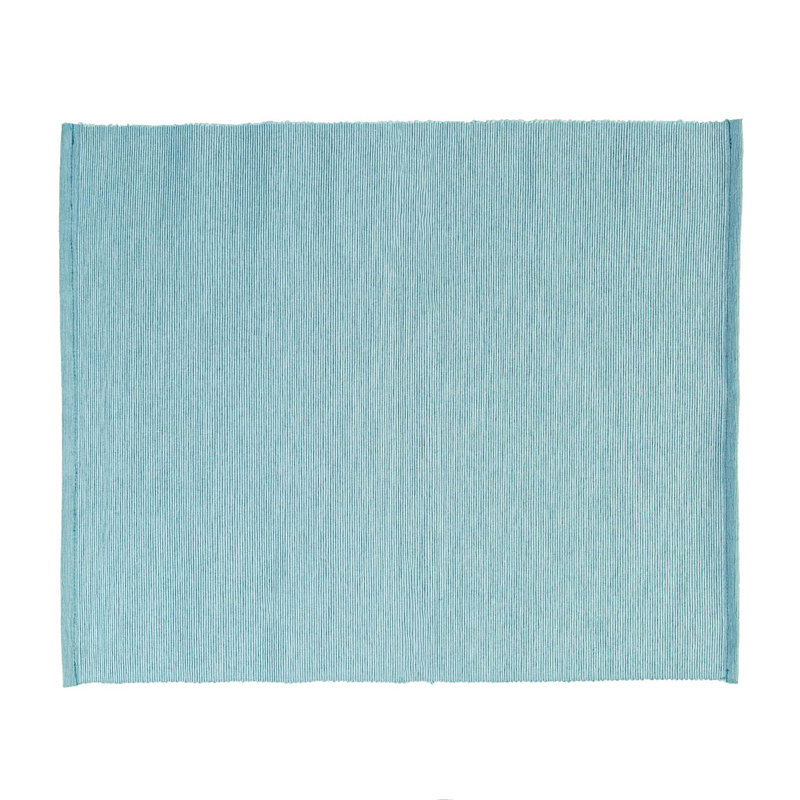 Nicola Spring - Cotton Fabric Placemats, Sky Blue