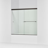 Revel 59.63'' x 55.5'' Double Sliding Bath Door with CleanCoat® Technology