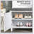 Hall Tree with Storage Bench and Coat Rack, Perfect for Entryway Organization and Accent Decor