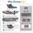 Dark Gray Egg Rocking Chair With Ottoman, All-Weather Wicker Lounge & Cushions-227707214
