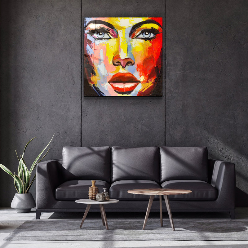 Superbe peinture décorative en verre trempé 23,6 po x 23,6 po | 100% verre trempé, épaisseur: 0,16 pouce | Impression UV pour des couleurs éclatantes | Art mural parfait pour la décoration de la maison ou du bureau, design moderne et élégant
