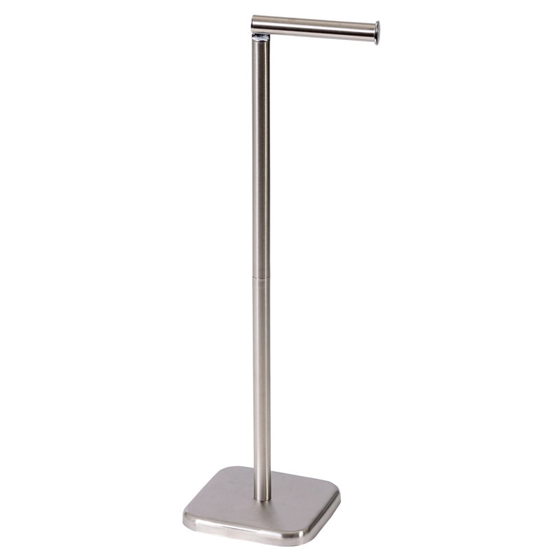 Arkadelphia Free Standing Toilet Paper Holder, Satin
