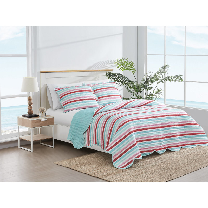 Scout Popsicle Road Quilt Set, King Quilt + 2 Pillow Shams