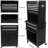 2 In 1 Detachable Tool Cabinet With 6 Drawers And Black Surface Finish Metal 6 Chest 4 Feature For Garage Use-916741625