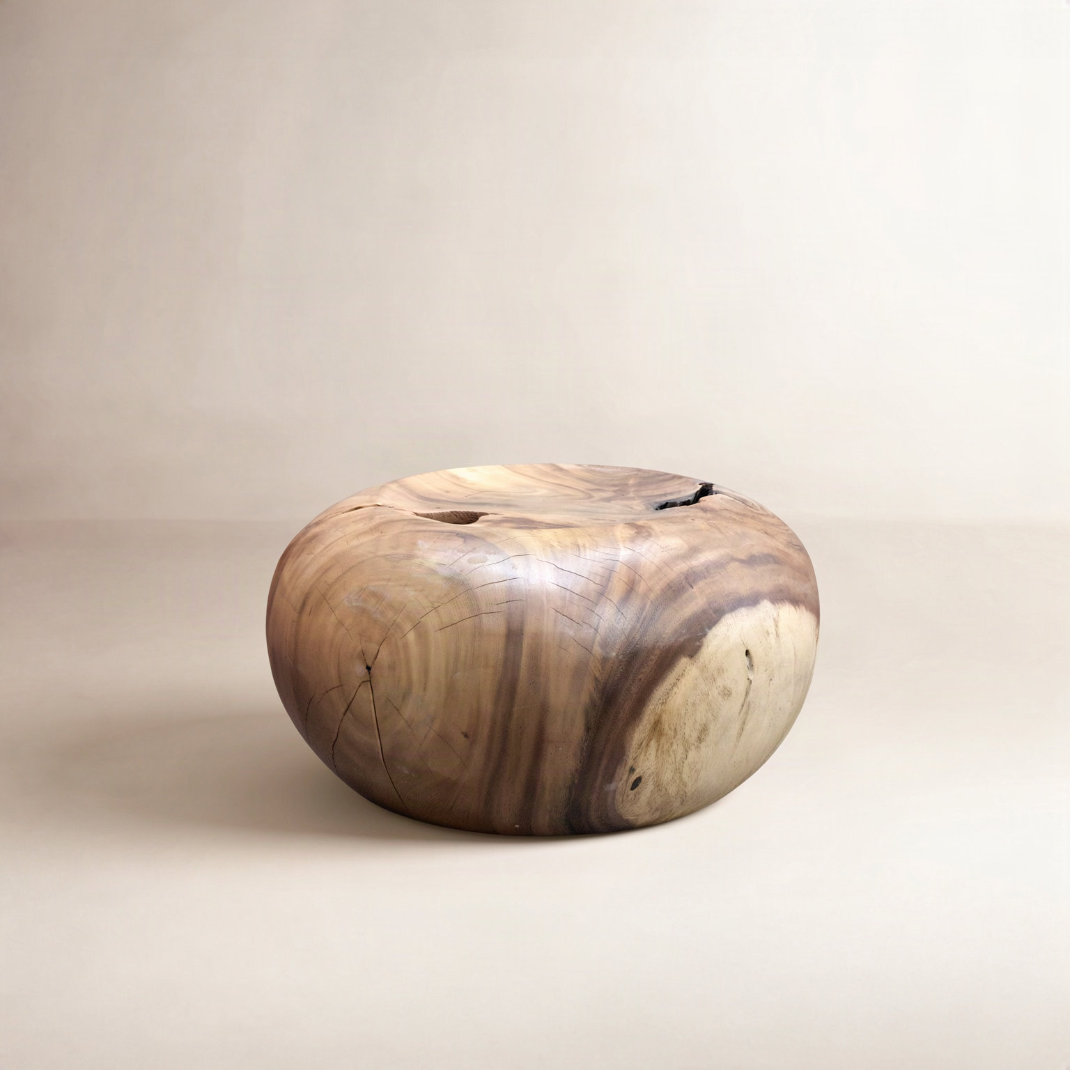 Plump Solid Wood Single Coffee Table