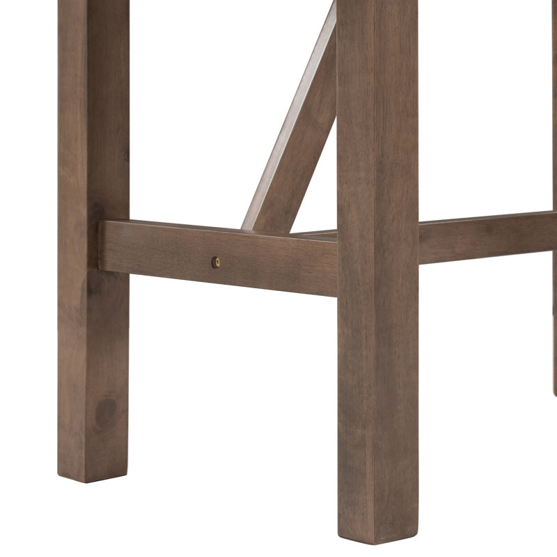 Ensemble de table de salle à manger extensible en bois (doit inclure à la fois la table et la chaise), Rustic Home