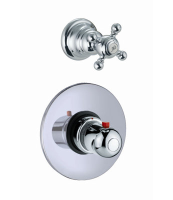 Elizabeth Built-In Thermostatic Faucet with One Volume Control Handle