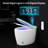 Touchless Smart Toilet with Auto Lid, Foot Flush, Foam Shield & Heated Seat - Tankless Design, Water Saving Dual Flush, Quiet Night Light, Easy Install