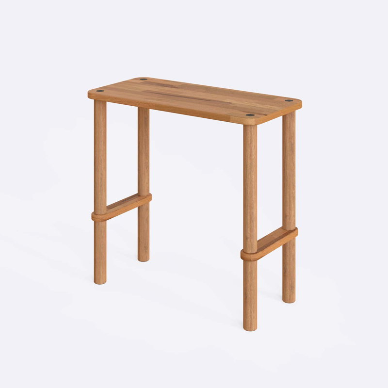 Anderson Narrow Console Table, Solid Beech Wood Entryway Table for Hallway and Living Room, 29.90'' H x 31.50'' W x 15'' D