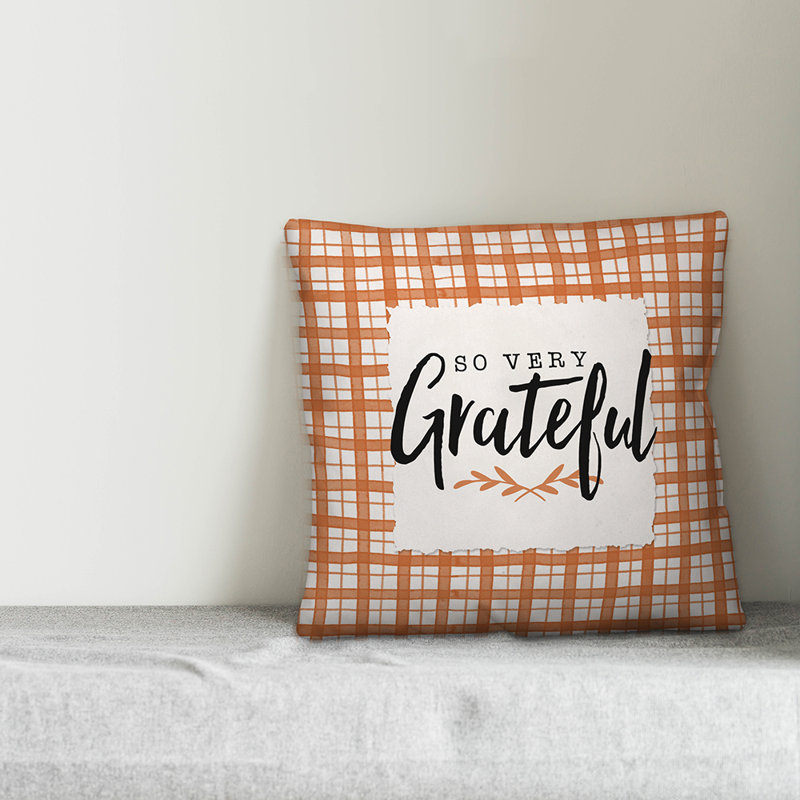  Coussin So So Grateful, 16 po x 1 po