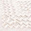 Tapis beige en polyester tissé à la machine Southwestern-122870118