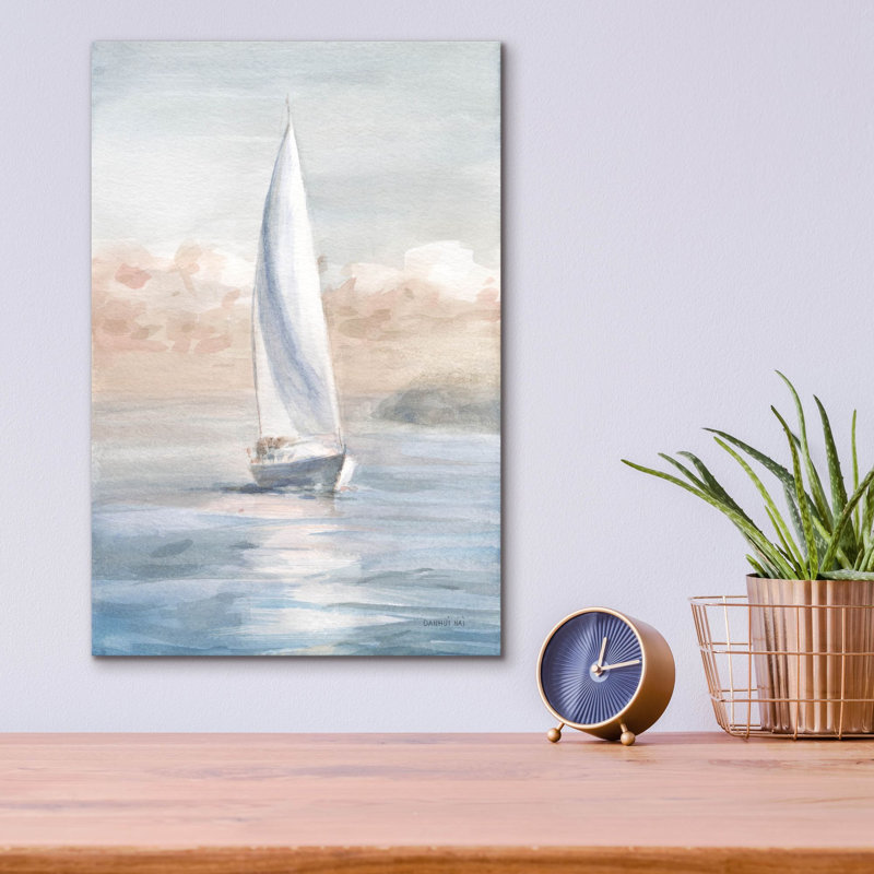«Full Sail 2» par Danhui Nai, art mural en verre acrylique, H 16 po x l 12 po x P 0,13 po