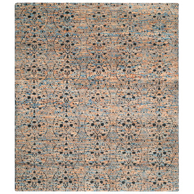 Castilla Hand Tufted Wool Blue/Gold Area Rug