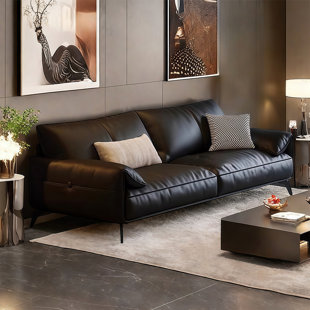 Italian minimalist straight row sofa