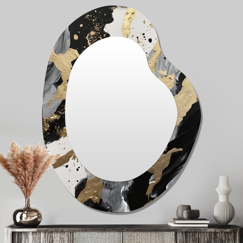 Verlin - Irregular Abstract Assymetrical Modern Unique Wall Mirror