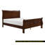 1Pc Queen Size Sleigh Bed Traditional Design-1409716950-1409716949