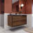 Vickye 47.24'' Single Bathroom Vanity with Plastic Top-1383957801