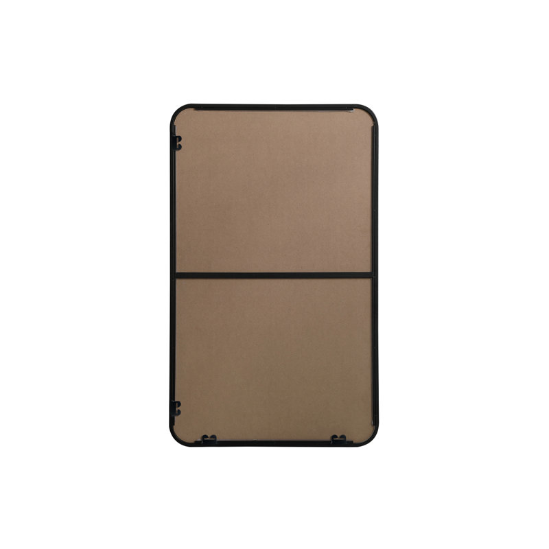Miroir mural Sabine, Noir, 36 po x 22 po