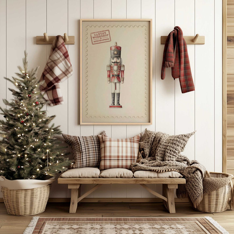 Casse-noisette, reproduction d'art, 12 po x 16 po, Blanc opaque