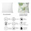 Cactus et plantes grasses sur blanc - Coussin décoratif à motif-1173375060