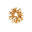 Cast Root Wall Decor, Gold Leaf