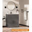 Obsidian 5 Pieces Bathroom Hardware Accessories Set With Towel Holder, Roll Paper Holder, 2 Hooks, Towel Ring, Matte Black-121610312