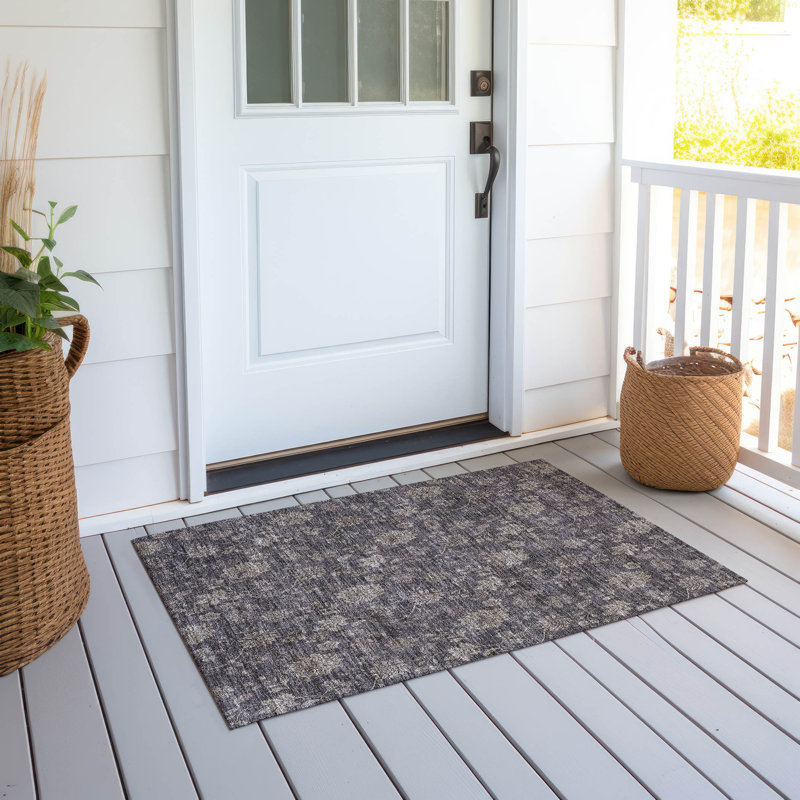 Tapis intérieur / extérieur Ayush, Rectangle 1 pi 8 po x 2 pi 6 po