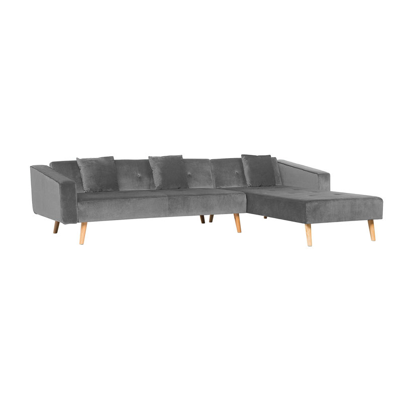 Lukas 4 Seater Sofa Bed, Grey
