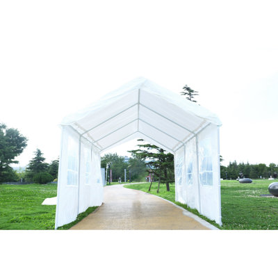 10 pi. L 9,5 pi. D Pavillon de jardin en acier