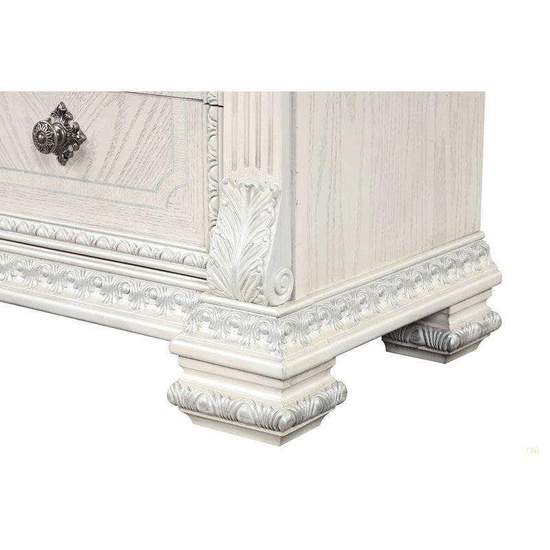 Table de chevet style traditionnel 1pc