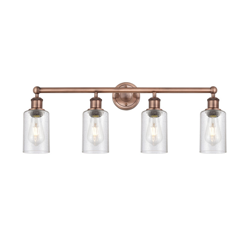 Caldello 4 - Light Dimmable Vanity Light, Antique Copper, Seedy