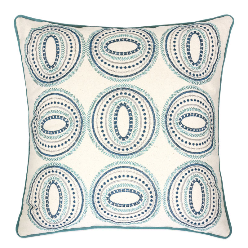  Embroidered Throw Pillow