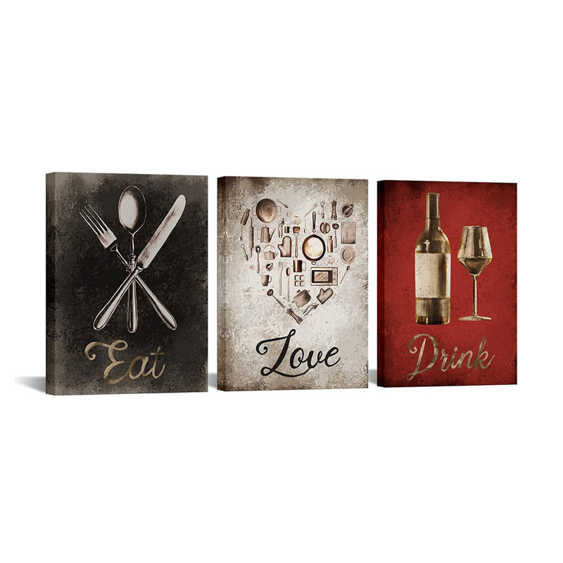 3 Piece Wrapped Canvas Print